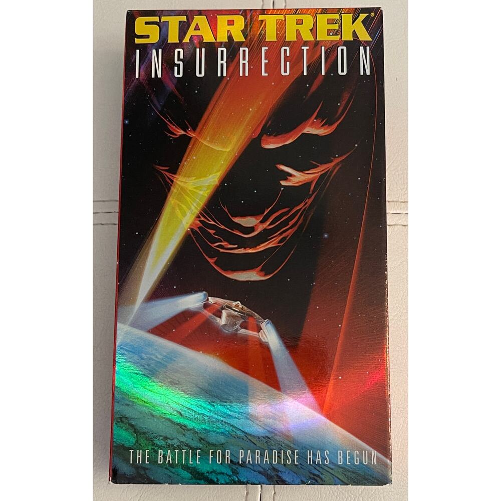 1998 Star Trek Insurrection Movie on VHS Tape